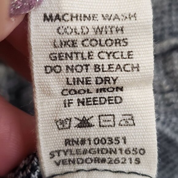 Gilded Intent Long Sleeve Button Collared 2 Tone Women's LG - Picture 5 of 7